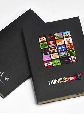 我的周边世界 末影人Dream史蒂夫苦力怕MC 游戏同人 笔记本记事本