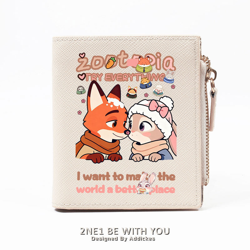 疯狂动物城周边钱包卡包一体