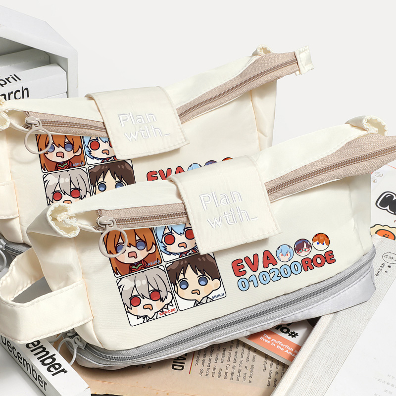 EVA动漫周边初号机绫波丽文具袋