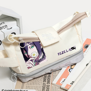 电链锯人周边蕾塞同人谷子吧唧二次元动漫日系学生笔袋文具收纳包