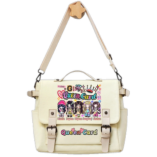 GIDLE专辑QUEEN CARD同款手提帆布包gidle舒华雨琦应援单肩斜挎包