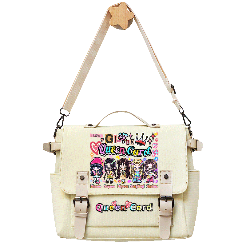GIDLE专辑同款QUEENCARD单肩包