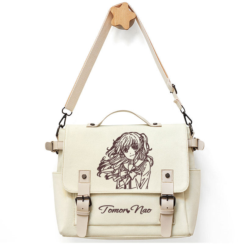 Charlotte 夏洛特周边友利奈绪同人二次元单肩斜挎包手提袋学生女,模玩/动漫/周边/娃圈三坑/桌游,动漫背包/钱包/箱包,淘宝优惠券,粉丝福利购,淘宝优惠卷