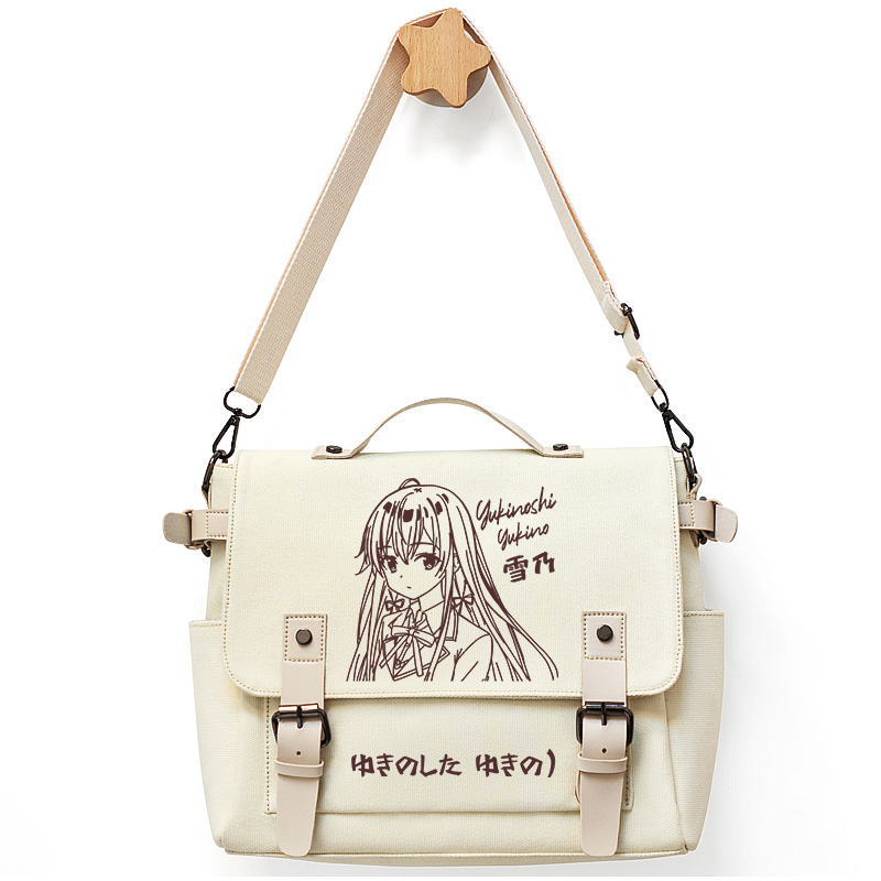 雪之下雪乃周边同人单肩斜挎包