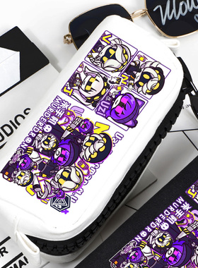 无机杀手 Uzi游戏周边Murder Drones二次元N同人大容量笔袋文具盒