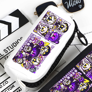 N同人大容量笔袋文具盒 Drones二次元 无机杀手 Uzi游戏周边Murder