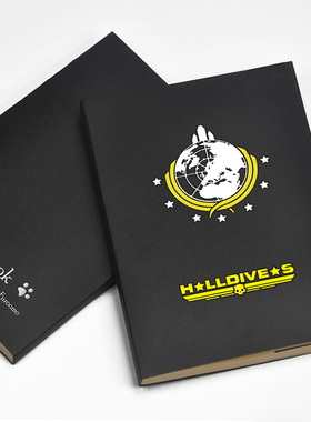 HELLDIVERS 绝地潜兵2周边 游戏动漫笔记本子记事本 超级地球徽章