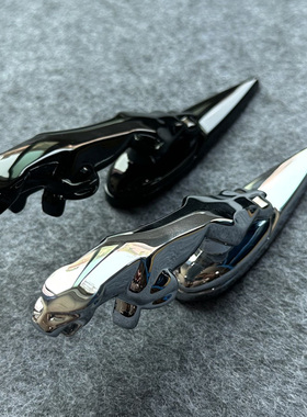 适用于车标立标金属标XJL XFL XFX JXE LXE改装机盖车头标立标