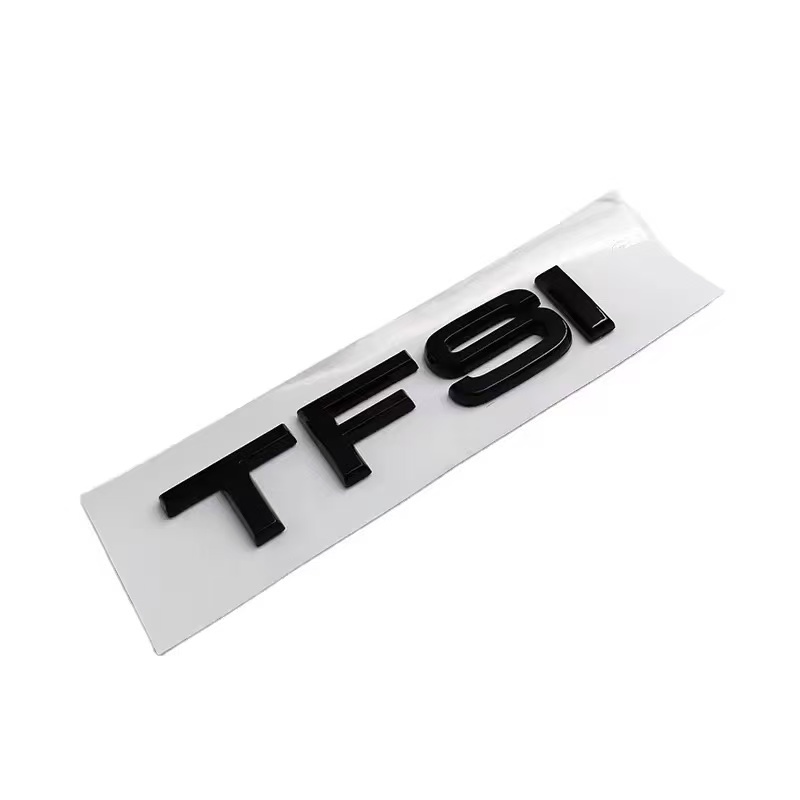 适用于TFSI贴标 TFSI尾标A3A4A5A7A6L排量字标四驱车标车贴