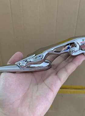 适用捷豹车标立标XEL XFL E-PACE XJL XF XE金属机盖标车头标志
