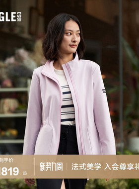 AIGLE艾高WR防泼水保暖休闲法式上衣软壳休闲法式上衣夹克外套女