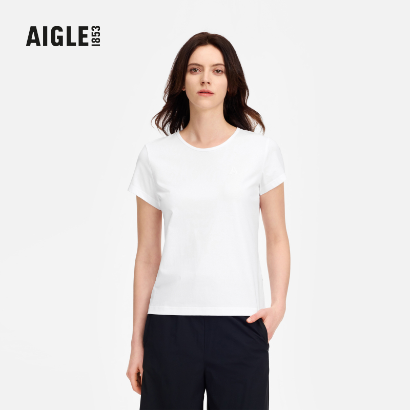 AIGLE艾高简约时尚短袖T恤女