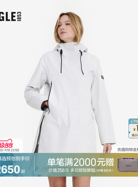 AIGLE MTD随变系列艾高女士外套春秋季上衣户外中长款夹克AU43
