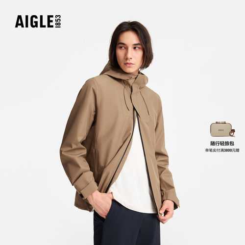 AIGLE男士外套防风防水透汽夹克