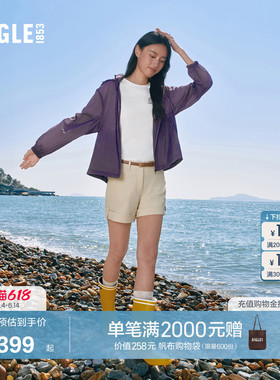 AIGLE艾高女士短裤速干裤户外休闲裤运动裤时尚百搭经典短款BZ68