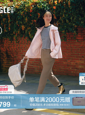 AIGLE艾高女士七分裤速干直筒裤休闲裤旅游穿搭26年春夏新品BT58