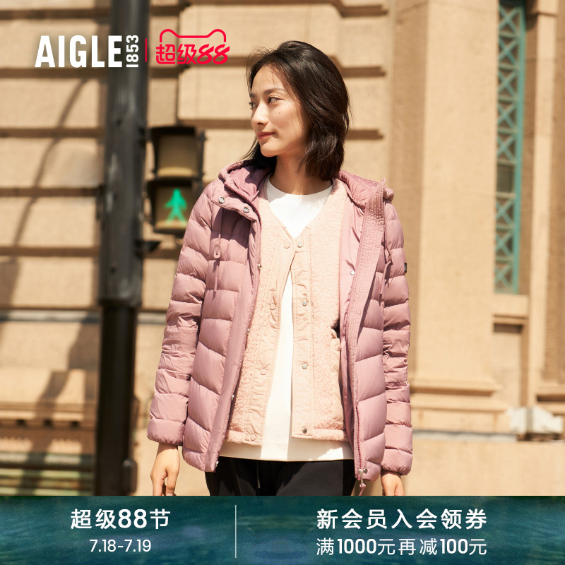 AIGLE艾高防泼水羽绒服秋冬保暖