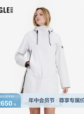 AIGLE MTD随变系列艾高女士外套春秋季上衣户外中长款夹克AU43