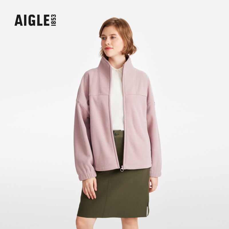 AIGLE艾高抓绒衣户外保暖女士