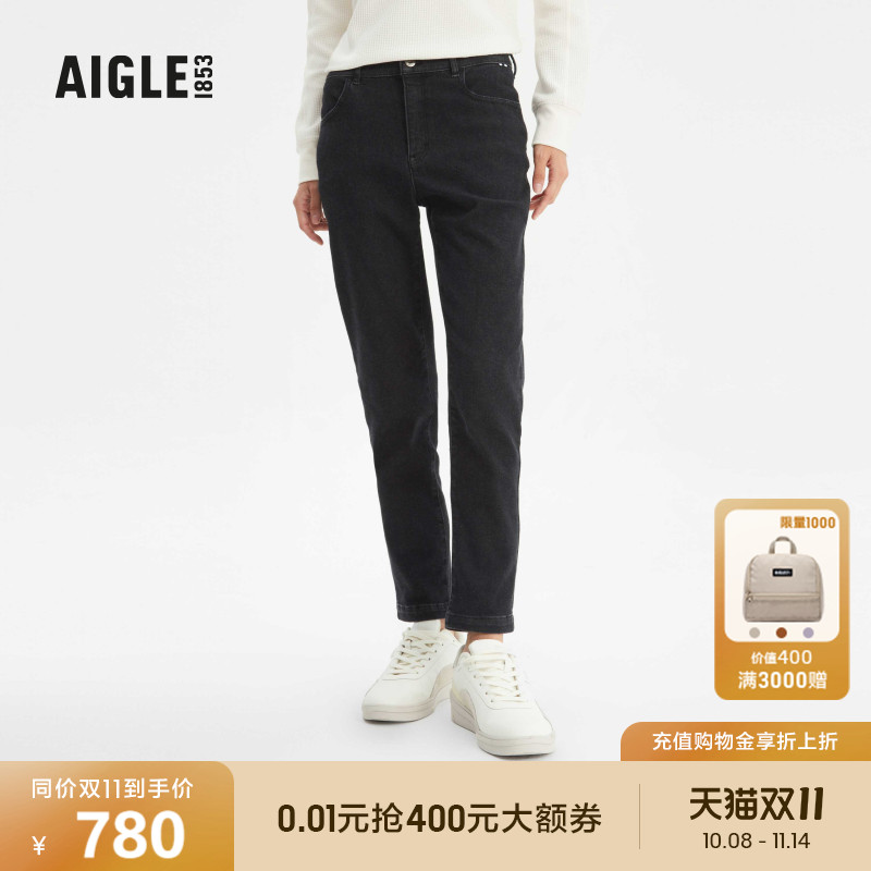 艾高女士长裤休闲裤修身牛仔裤