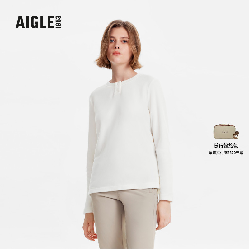 AIGLE艾高抓绒衣户外保暖女士