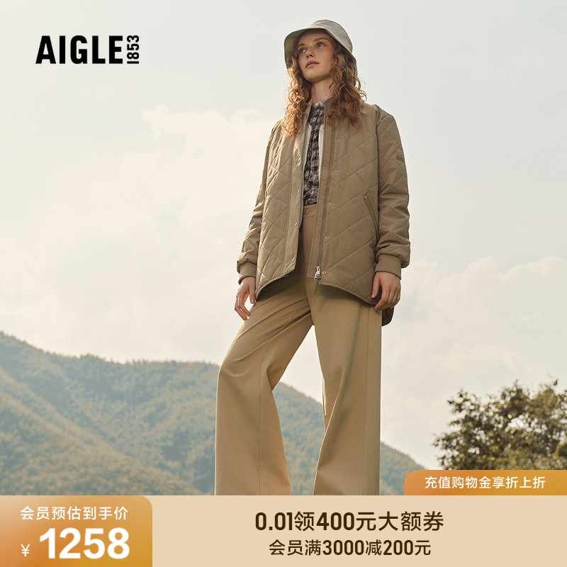 艾高女士休闲裤灯芯绒气球裤长裤