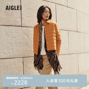 AIGLE艾高女棉服WR防泼水棉服