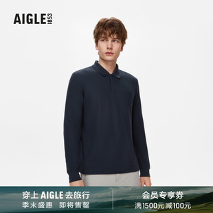 T恤短袖 AIGLE艾高防晒速干凉感POLO衫 男士 上衣 法式 春夏季 新品