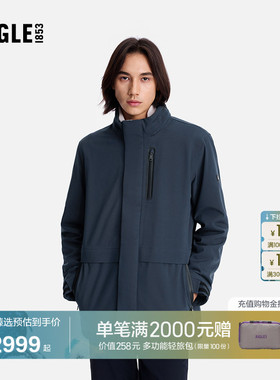 AIGLE MTD随变系列艾高男士外套户外休闲夹克立领上衣秋季BK32