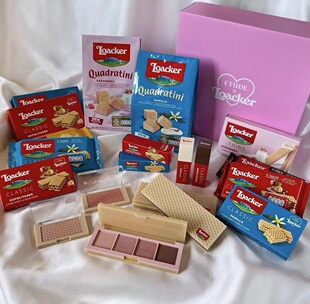 2022新款韩国EtudeHouse爱丽小屋联名莱家威化饼系列眼影腮红唇釉