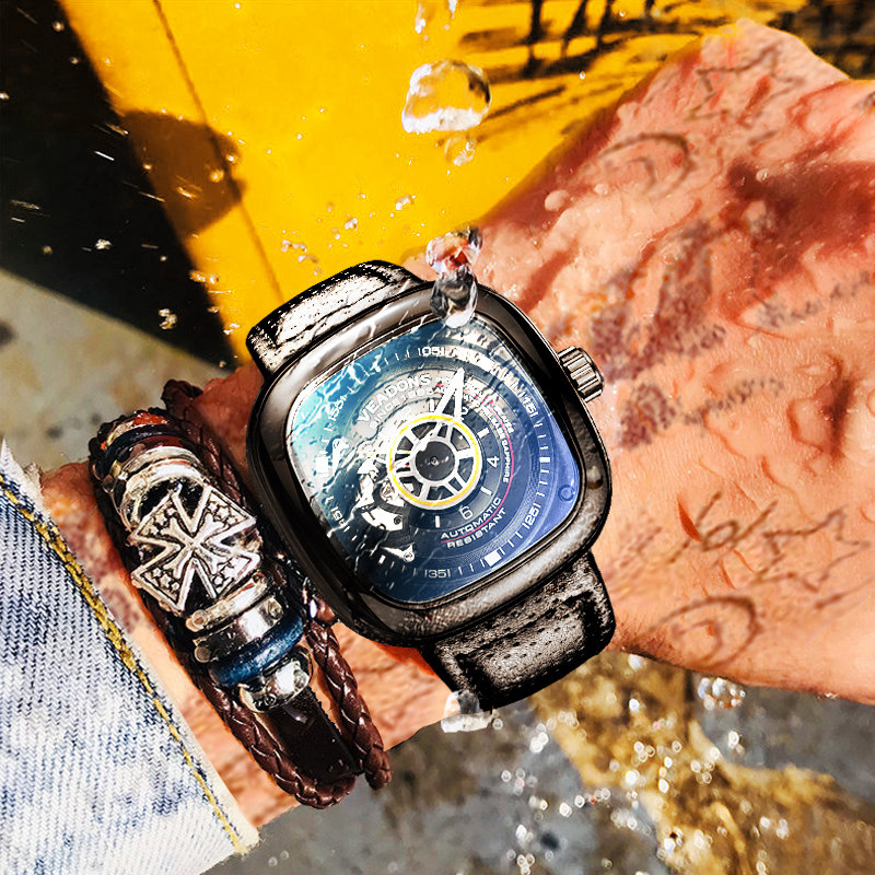 威顿正品机械手表2020新款男士防水潮流霸气学生瑞士十大品牌名牌