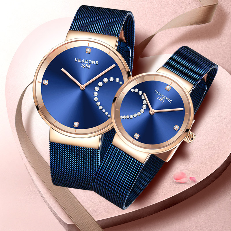 2020新款情侣手表一对价时尚超薄防水男女士手表学生韩版潮情侣表