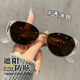 小冰块墨镜女2025新款 偏光太阳眼镜海边防晒防紫外线猫眼大框显瘦