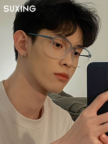 Прозрачные очки коробки мужской миопийские майоры прилива могут быть оборудованы с некоторой степенью обесцвечивания и анти -лезвия световые глаза, большое лицо Super Light