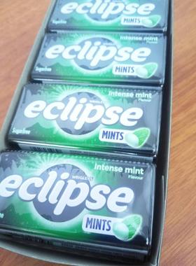 香港Eclipse易极特强水果无糖薄荷糖超凉润喉口香糖提神8盒装