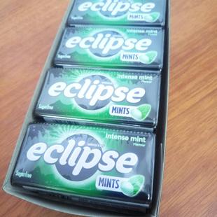 香港Eclipse易极特强水果无糖薄荷糖超凉润喉口香糖提神8盒装