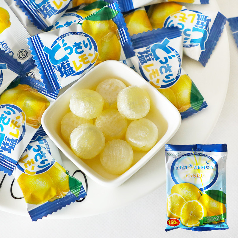 cocon可康海盐咸柠檬味清薄荷水果味硬糖喜糖批散装发零食品