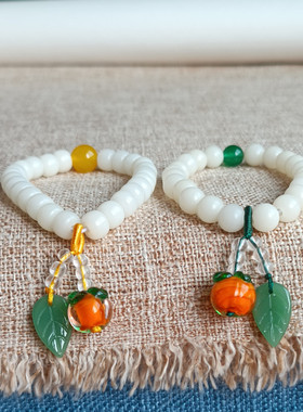 白玉菩提根手串佛珠文玩简约百搭