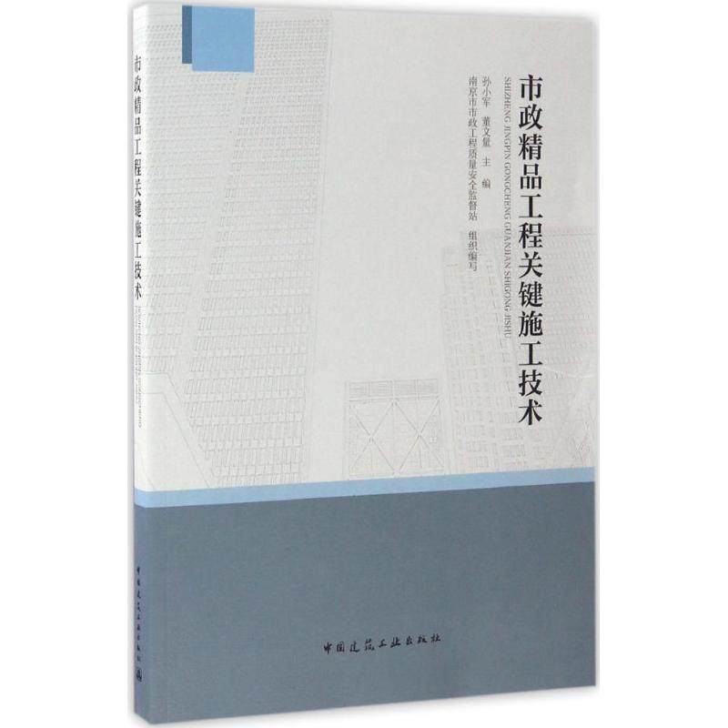 【官方正版】 市政精品工程关键施工技术 9787112201235 孙小军, 董文量主编 中国建筑工业出版社