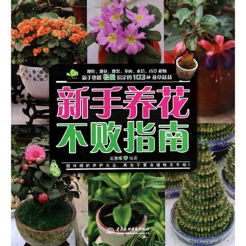 【正版】 新手养花不败指南 9787517015604 王意成编著 中国水利水电出版社