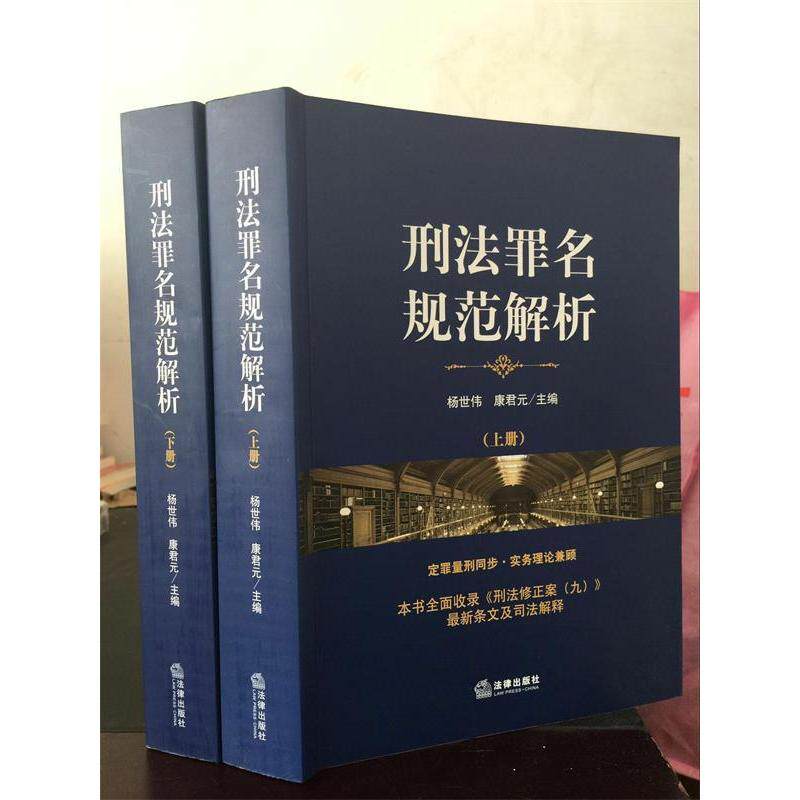 【官方正版】 刑法罪名规范解析 9787511895127 杨世伟, 康君元主编 法律出版社