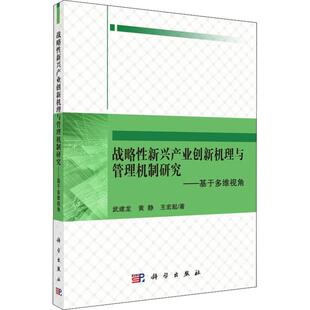 9787030568335 武建龙 黄静 科学出版 战略性新兴产业创新机理与管理机制研究 王宏起著 社 官方正版