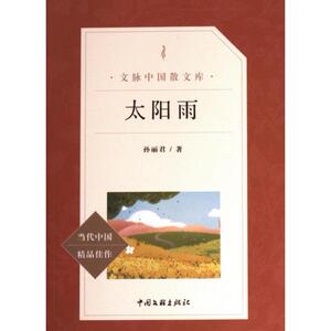 【官方正版】 太阳雨 9787519010522 君儿著 中国文联出版社