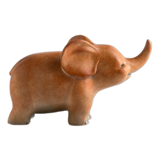 铜象摆件一套五福临门吸水象客厅办公室桌面装饰吉象如意创意礼品