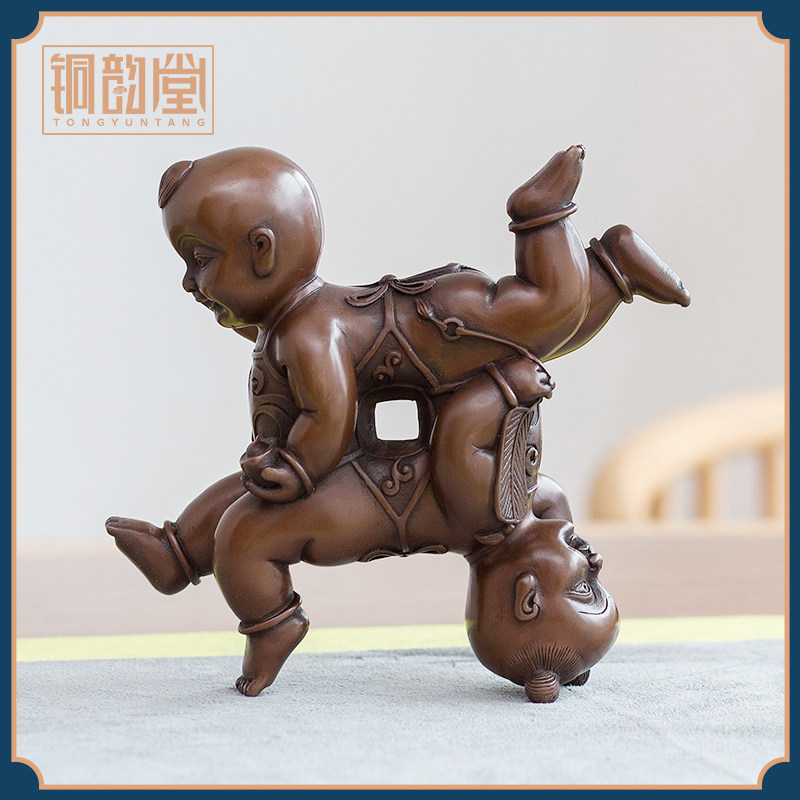 四喜娃娃摆件结婚庆情人节礼品新婚暖房新中式家居办公室桌面装饰