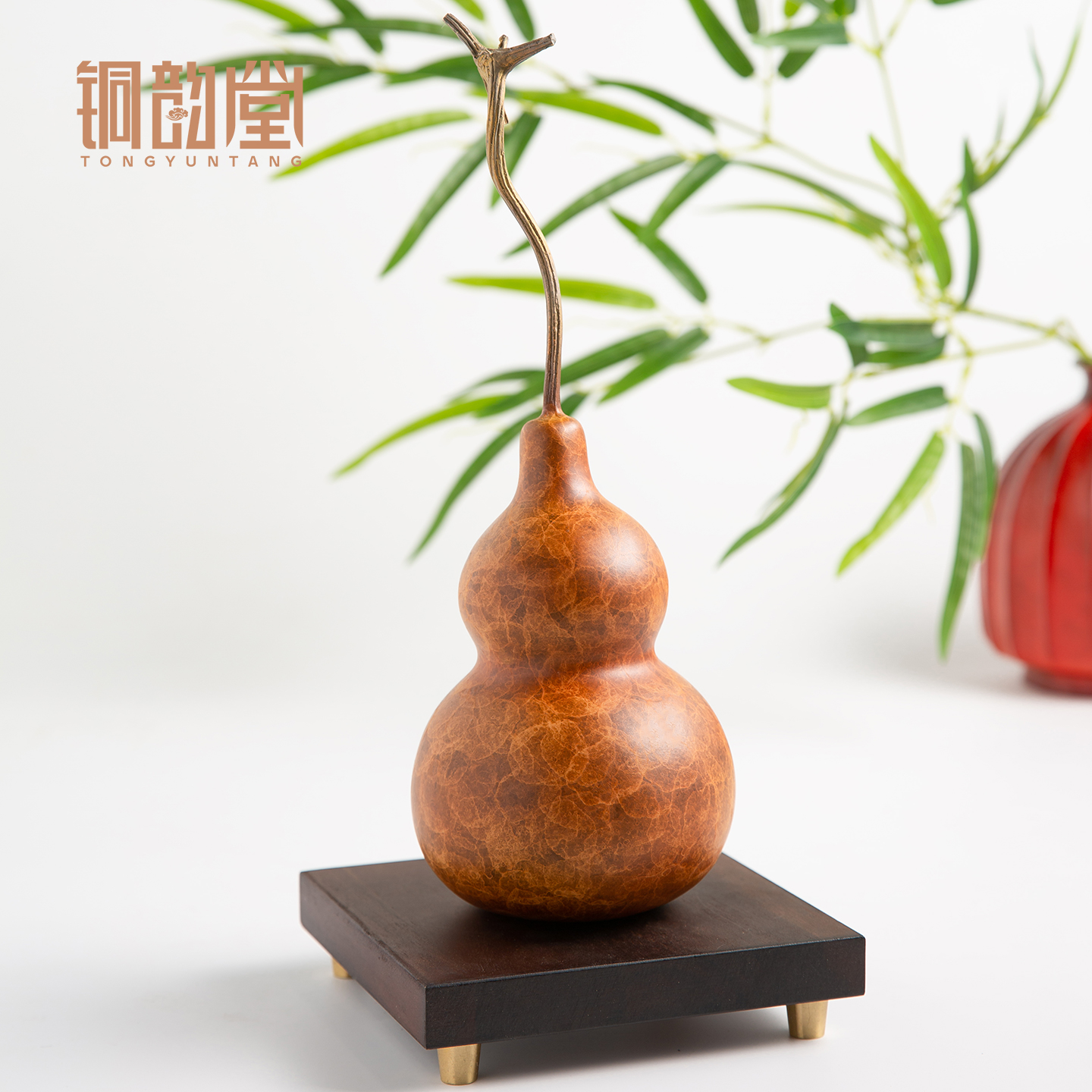 福禄寿新中式玄关柜手工艺品葫芦