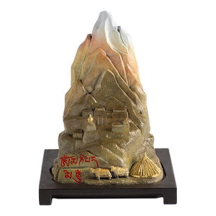 铜山摆件圣山天路香薰炉千里江山家居办公室桌面装饰乔迁开业礼品