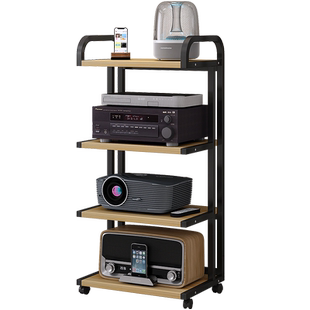 功放机架音响音箱机柜CD胆机hifi器材可移动置物架打印机架脚架柜