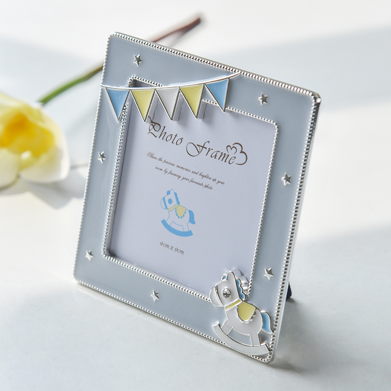 时几初相框摆台金属可爱风