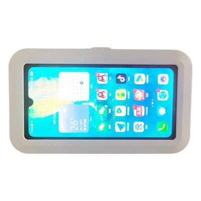 磁力浴室防水防雾手机盒支架